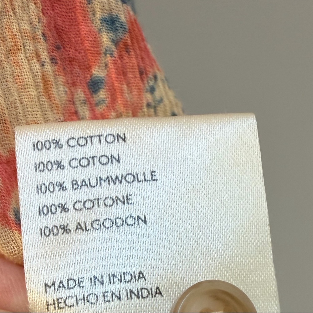 Pilcro Multicolor Floral Patchwork Blouse - image 3